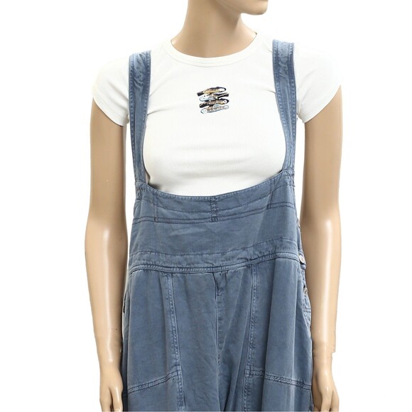 Free People We The Free Felix Tapered Overalls Jumpsuit Pinafore M NWD 285368 - Picture 5 of 9